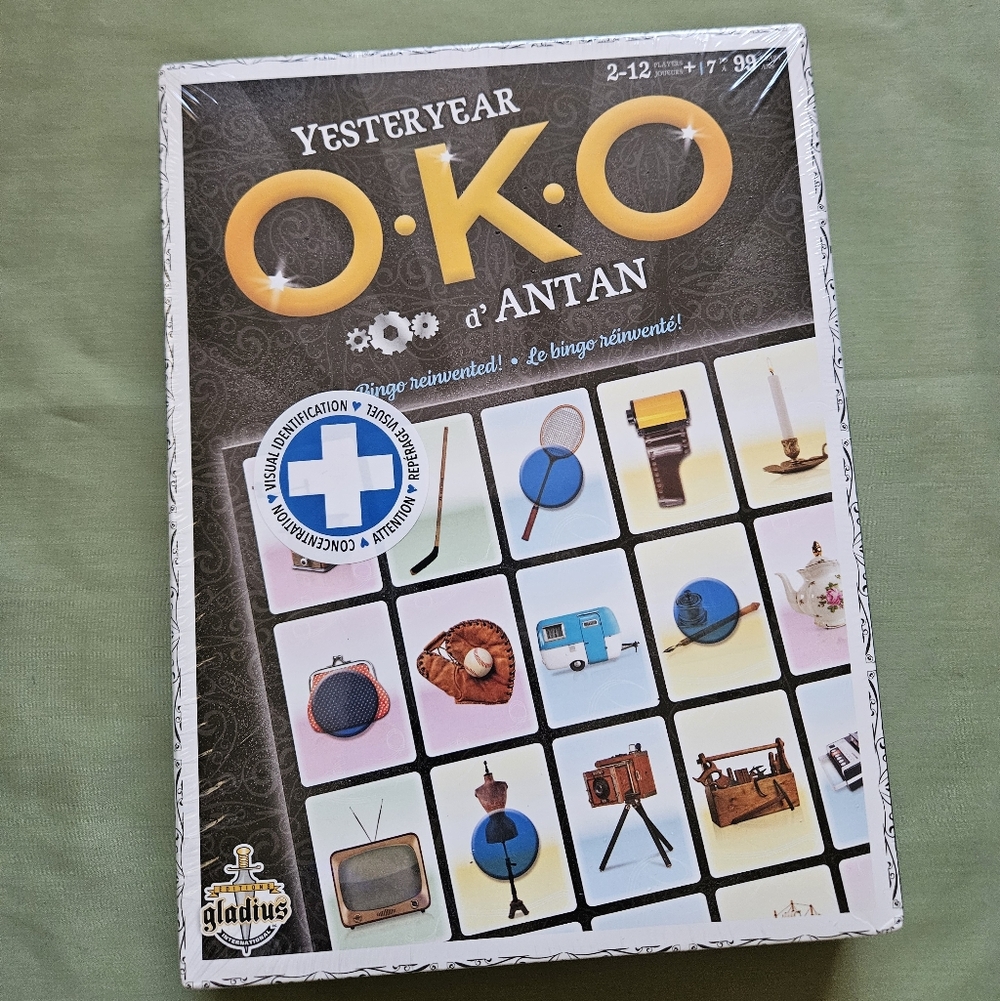 Yesteryear O.K.O.‎ d'Antan Board Game New Sealed